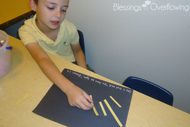 Creation Day 1 Craft