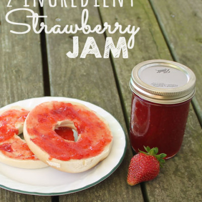 2 Ingredient Strawberry Jam Canning Tutorial
