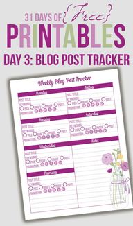 Blog Post Tracker Pr