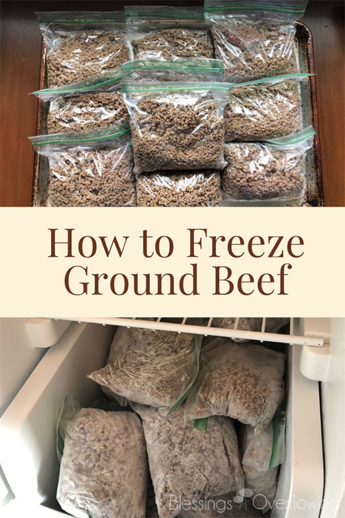 How to Freeze Ground Beef