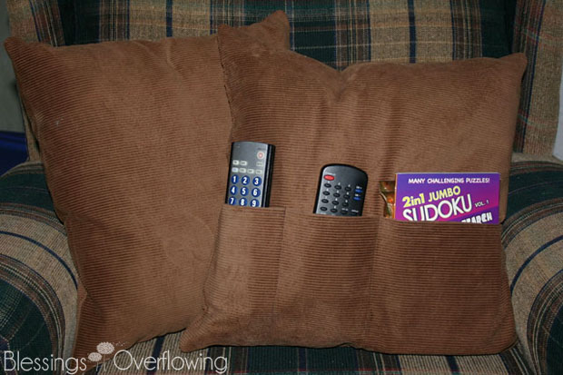 Remote Control Pocket Pillow Tutorial