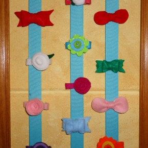 felt hair clips
