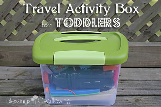 Travel Activity Box for Toddlers