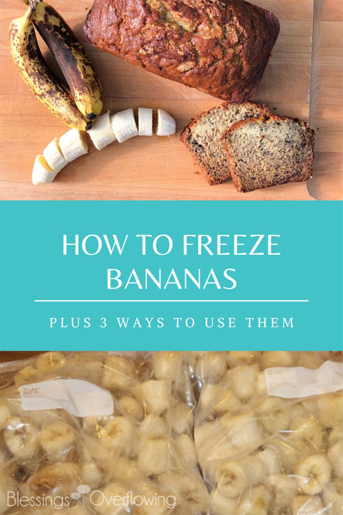 How to Freeze Bananas