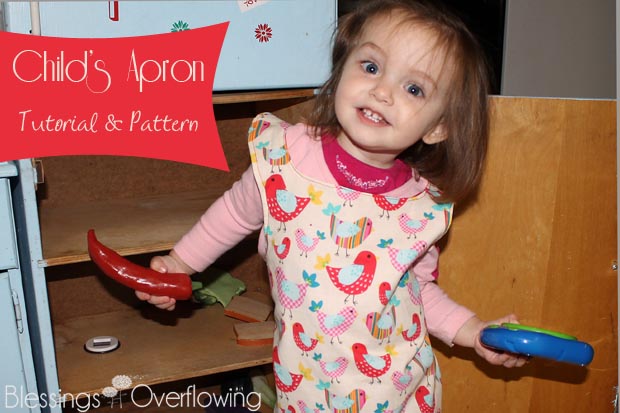 Child's Apron Tutorial & Pattern