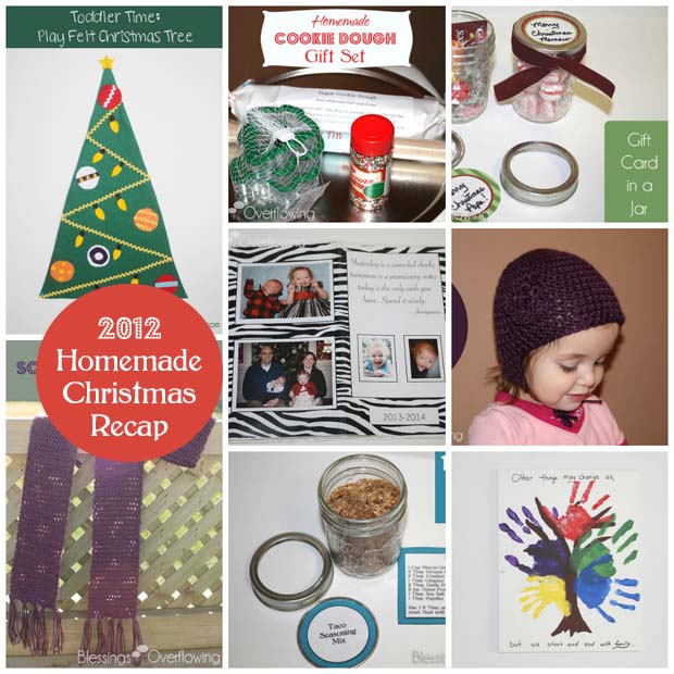 2012 Homemade Christmas Recap