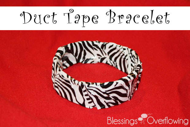 Duct Tape Bracelet Tutorial