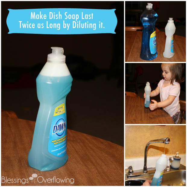 Make Dish Soap Last Twice as Long