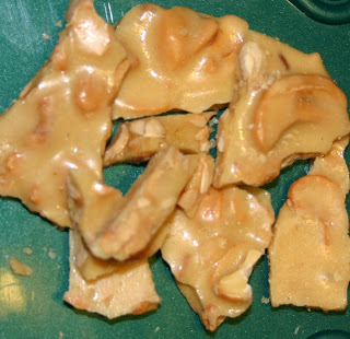 Cashew and Pretzel Brittles
