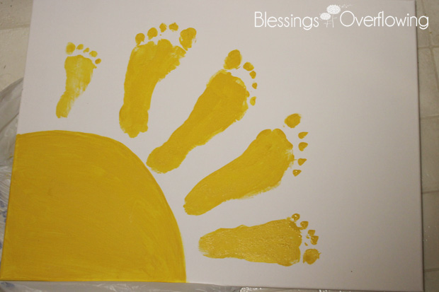 You Are My Sunshine Footprint Art 3