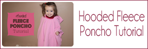 Hooded Fleece Poncho