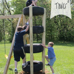 Tire Climbing Tower