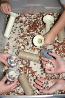 Beans & Rice Sensory Bin