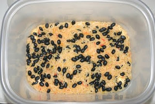 Orange and Black Sensory Bin