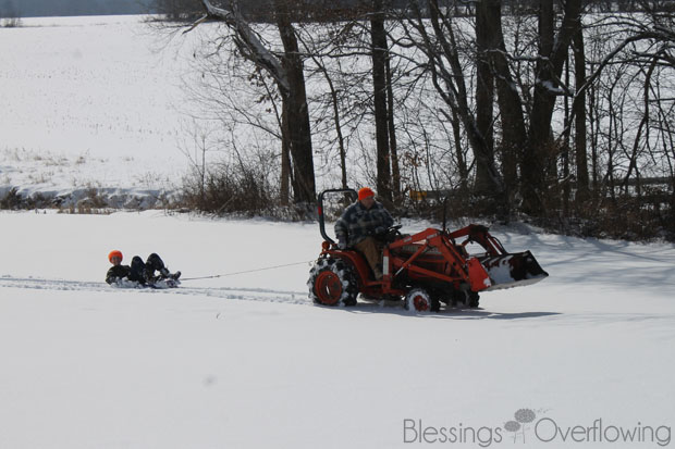 Tractor Pulling Sled 2-21-15