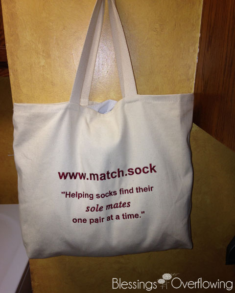 Sock Bag for Mismatched Socks