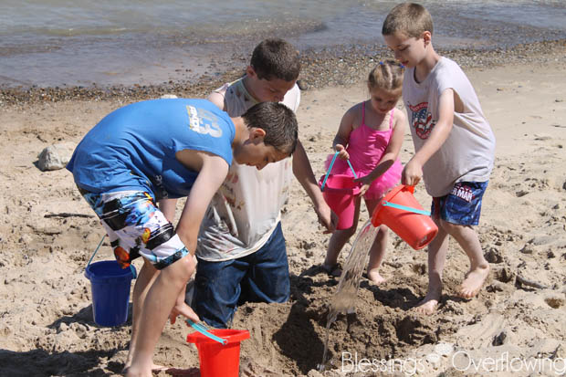Digging in the Sand