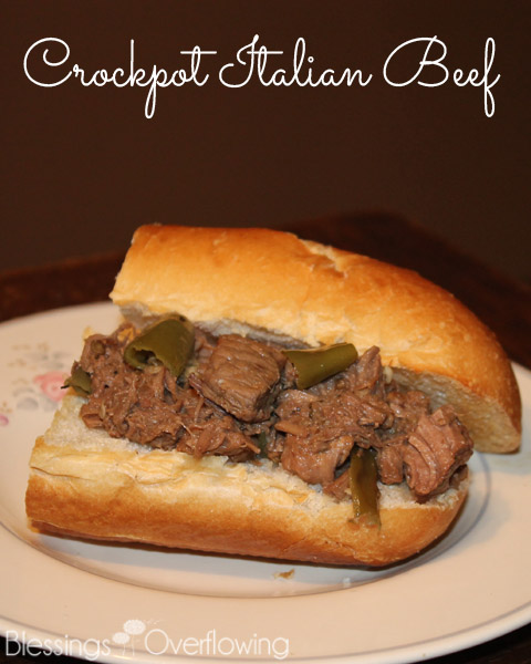 Crockpot Italian Beef