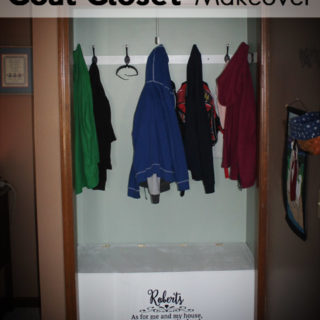 Coat Closet Makeover